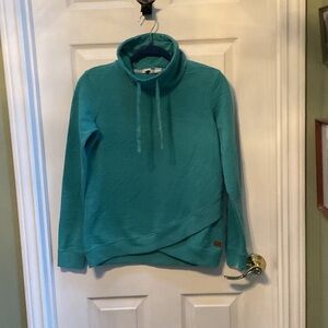 Roxy Turquoise Cowl Neck Sweater